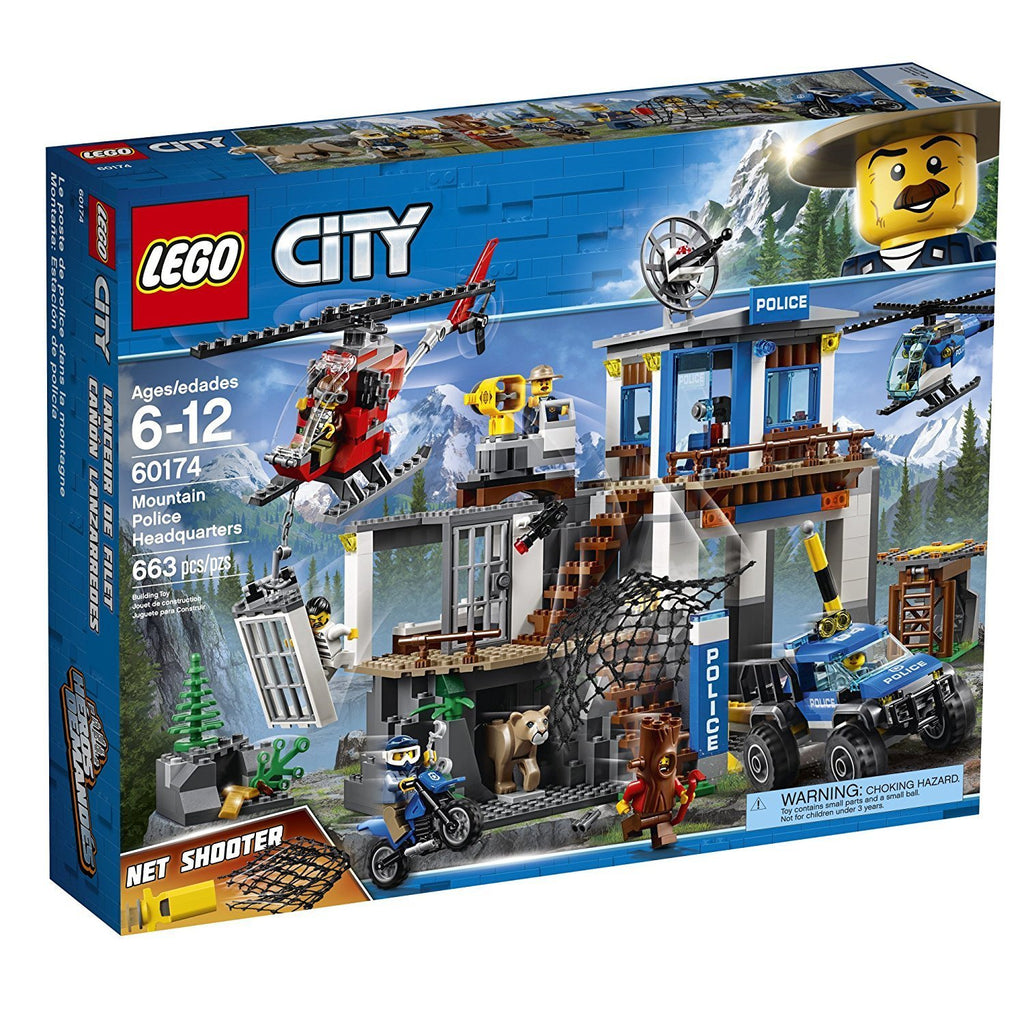 Mountain Police Headquarters - LEGO - Building blocks - ShopYourBlocks