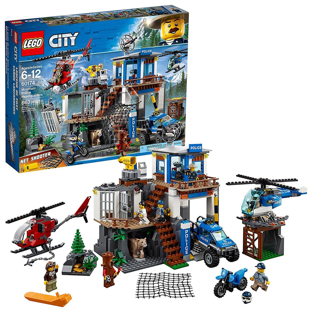 Mountain Police Headquarters - LEGO - Building blocks - ShopYourBlocks